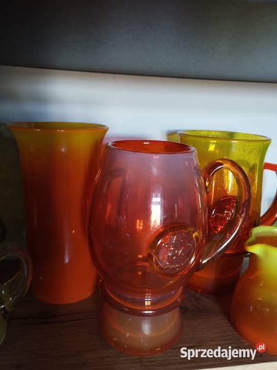 Kufel ZHorbowy różowy duszek szkło kolorowe Warszawa