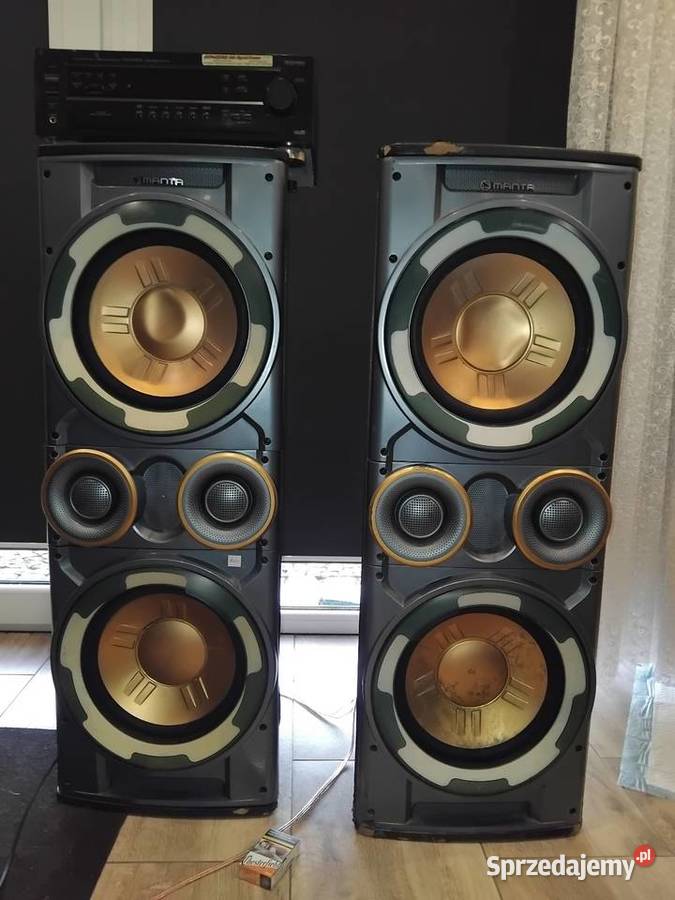 Nagłośnienie kolumny głośniki wzmacniacz Konina