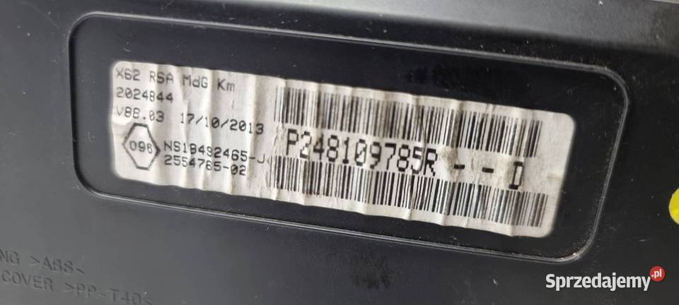 LICZNIK ZEGAR RENAULT MASTER III 248109785R Lipno