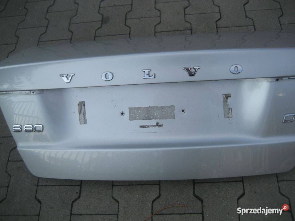 volvo s80 0712r klapa pokrywa bagażnika srebna Rakoniewice