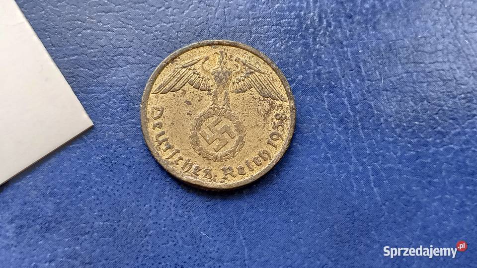 Stare monety 10 pfennig 1938 A Niemcy