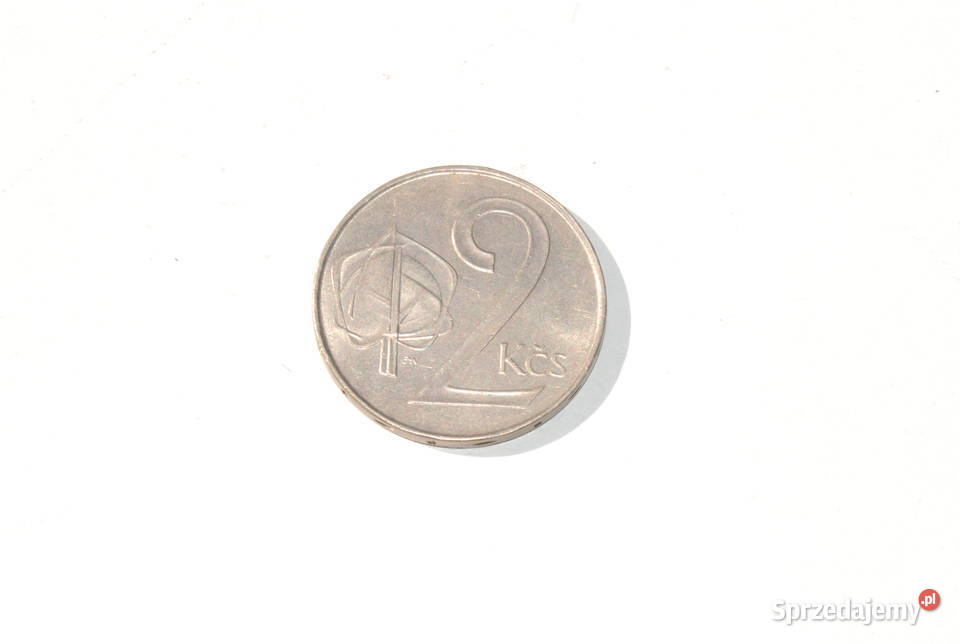Stara moneta 2 korony Czechosłowacja 1991 antyk Antyki Cieszyn