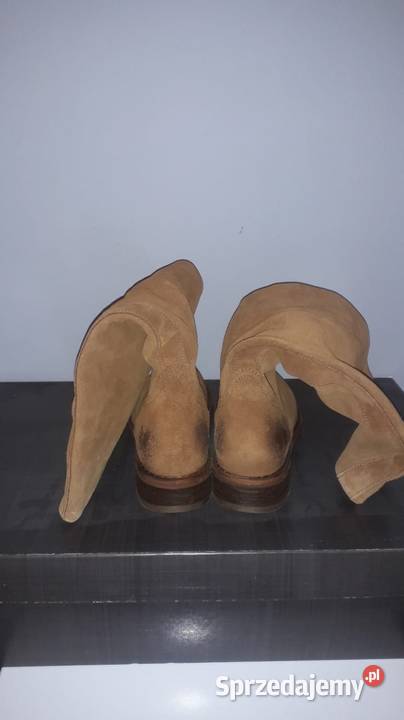 Kozaki damskie zamszowe Felmini 36