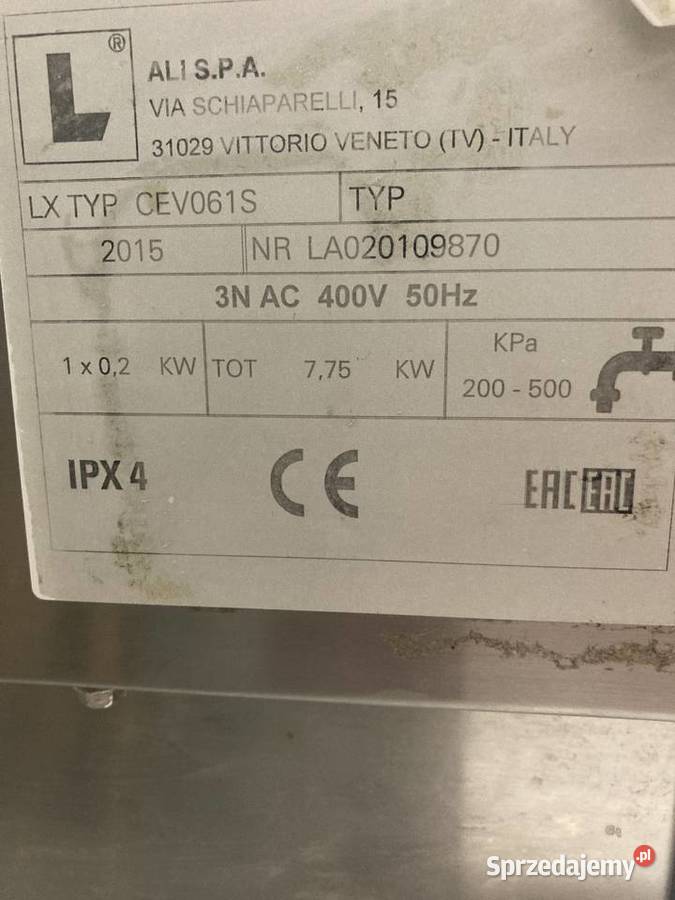 Lainox Compact Piec KonwekcyjnoParowy 6Xgn11 Biznes i Przemysł Poznań