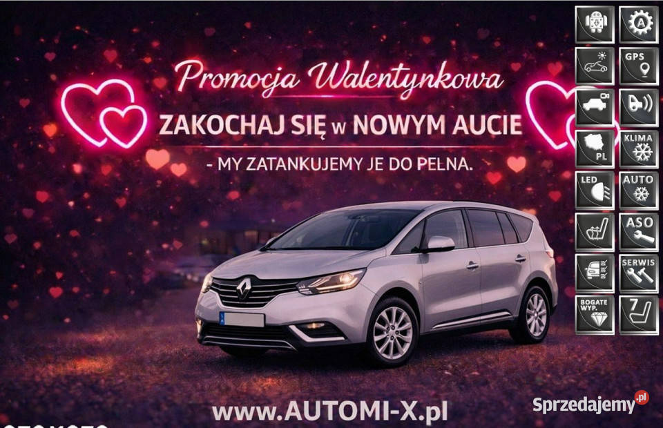 Renault Espace 16 D Nowy RozrządLedy 7Os AUTOMAT Zarejestrowany w Polsce Świdnica