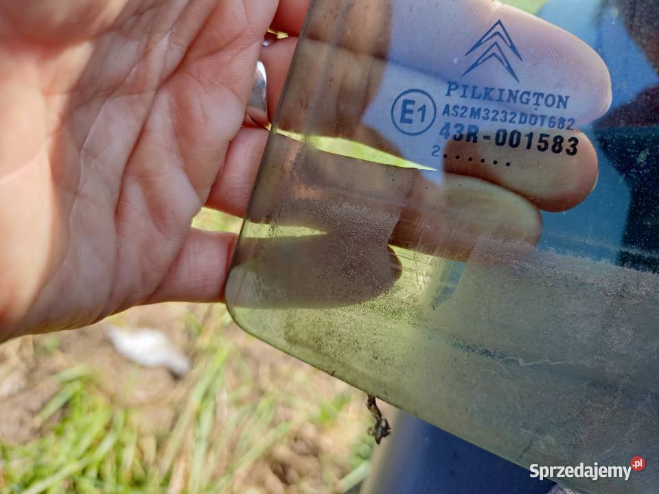 szyba drzwi lewa tylna citroen C3 I osobowe zachodniopomorskie Szczecin