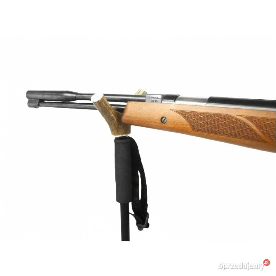 Forkiet pastorał do broni końcówka z poroża Trzcianka