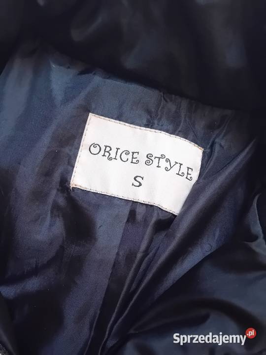 Czarna krótka kurtka żółty/złoty Warszawa