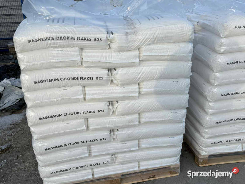 Chlorek magnezu płatki sól na lód paleta 1200 Wrocław