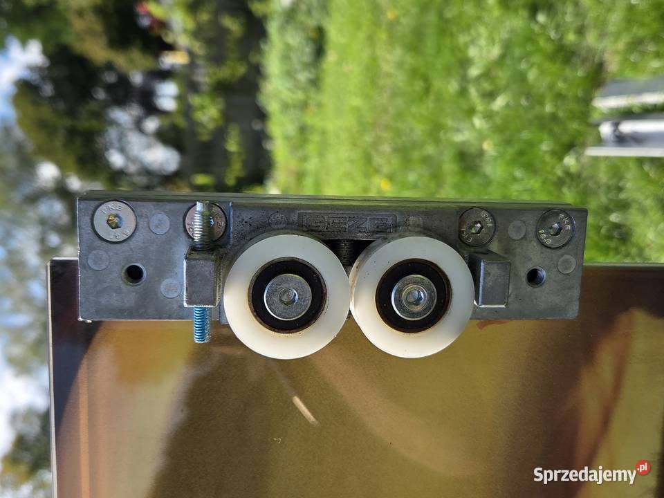 Piękne drzwi szklane rozsuwane na boki 2x950mm dolnośląskie Wrocław
