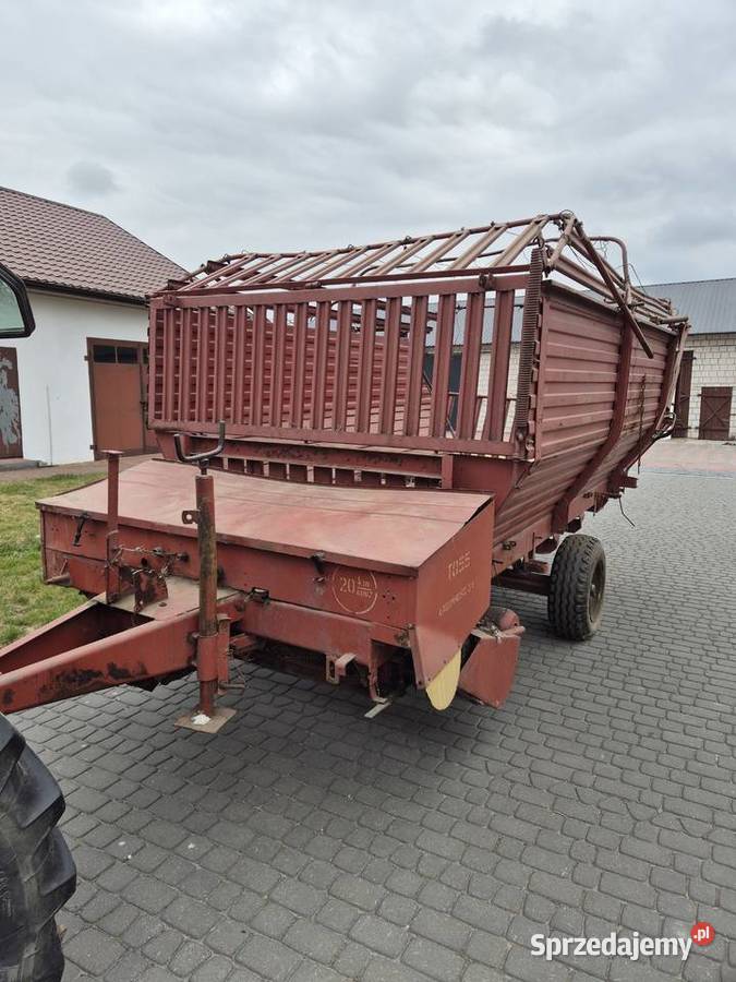 Przyczepa samozbierajaca t055 nieuszkodzony mazowieckie Magnuszew