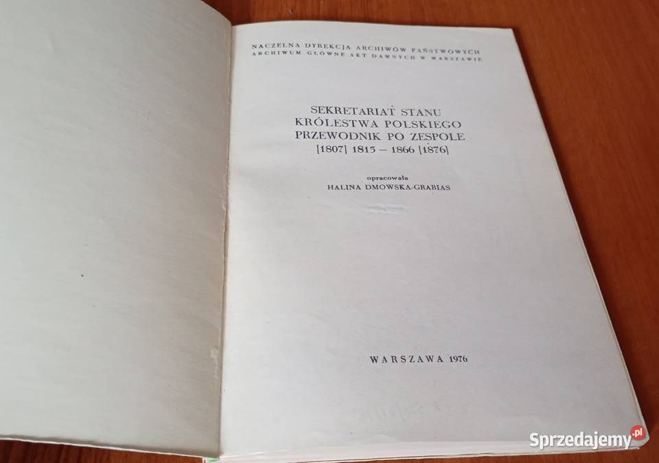 Sekretariat Stanu Królestwa Polskiego przewodnik miękka pomorskie