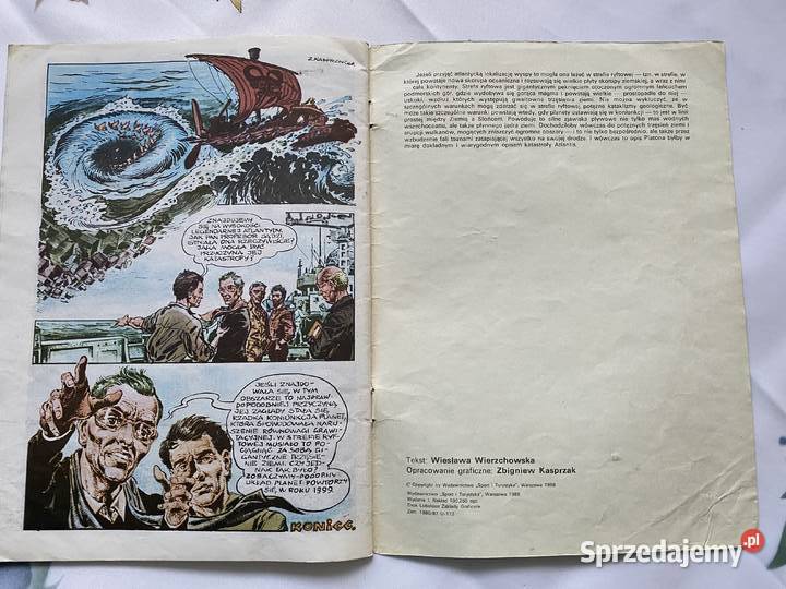 Zaglada Atlantydykomiks Rok wydania 1988 Lublin