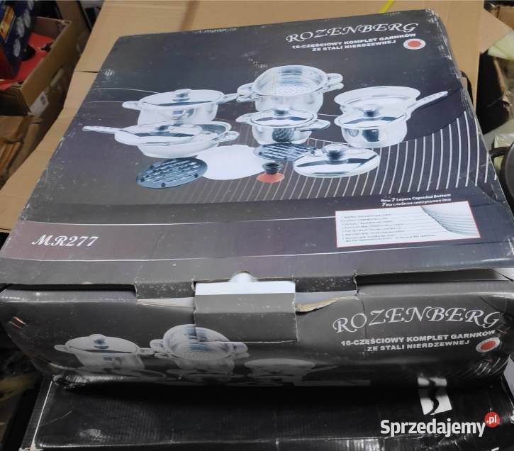 Garnki Rozenberg 16 el z termometrem Łódź