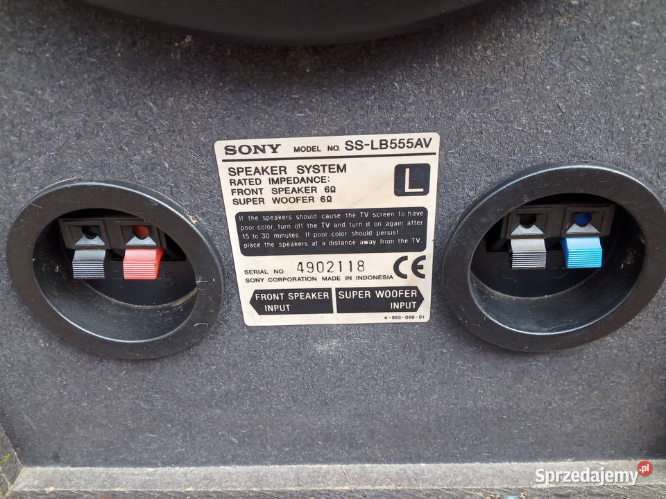 SONY SSLB555AV Poznań