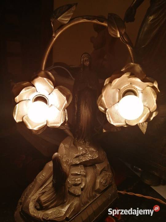 Lampka z Matką Boską antyk Warszawa
