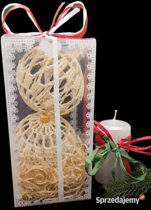 Bombki choinkowe ręcznie wykonane małopolskie Krzywaczka