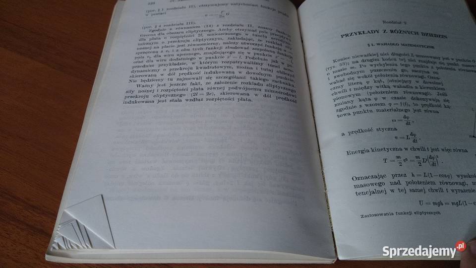 Zastosowania funkcji eliptycznych w fizyce i tradycyjny podręcznik Gdańsk sprzedam