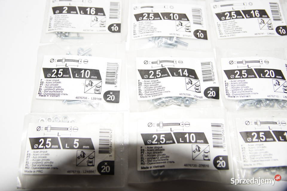 Małe śrubki wkręty śląskie Bielsko-Biała