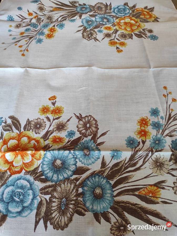 Obrus bawełna 100 PRL 130x90 Białystok