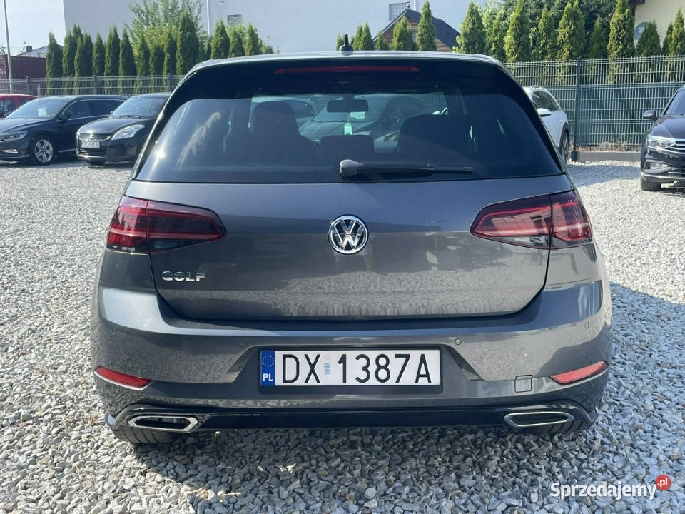 Volkswagen Golf 15 TSI ACT DSG RLine 2018r ACC wielofunkcyjna kierownica