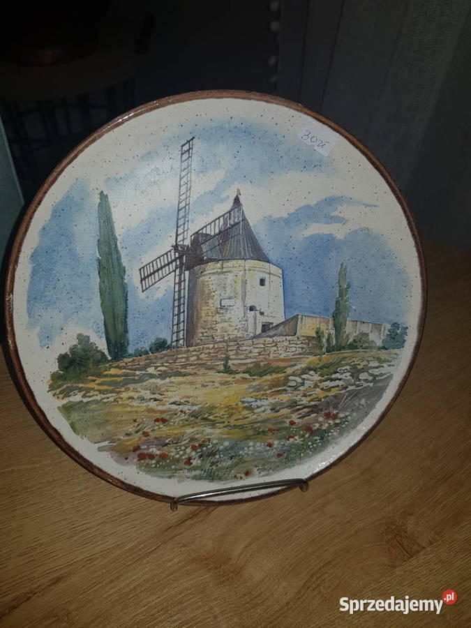 Talerz dekoracyjny wiatrak Wyposażenie wnętrz Wola Podłężna