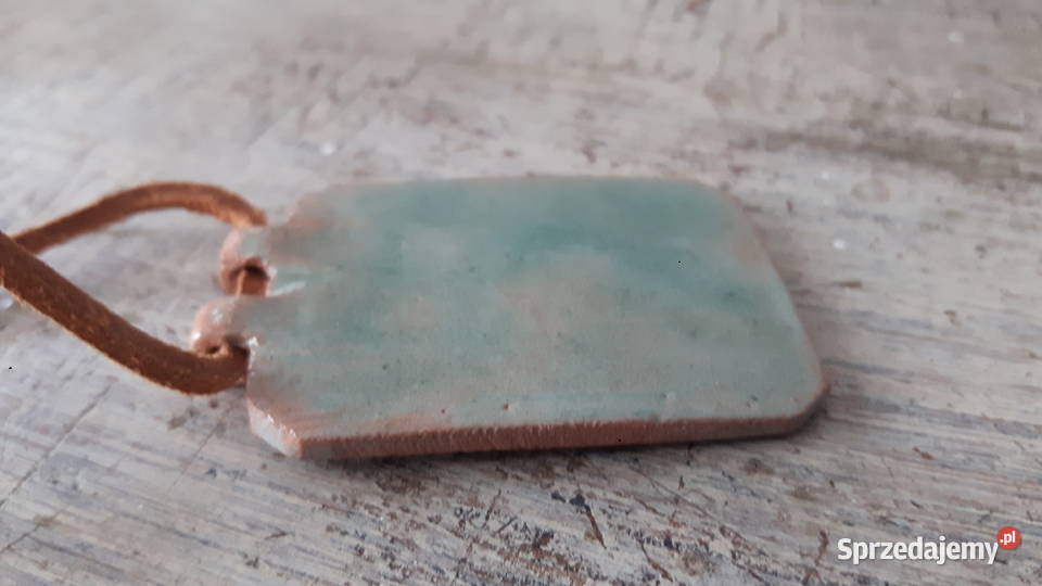 Naszyjnik ceramiczny ręcznie wykonany Otwock sprzedam