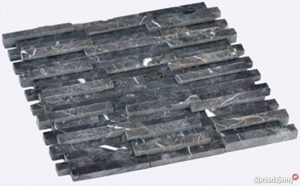 Mozaika Marmur Toros Black Wall Panel FM115 Krzywda