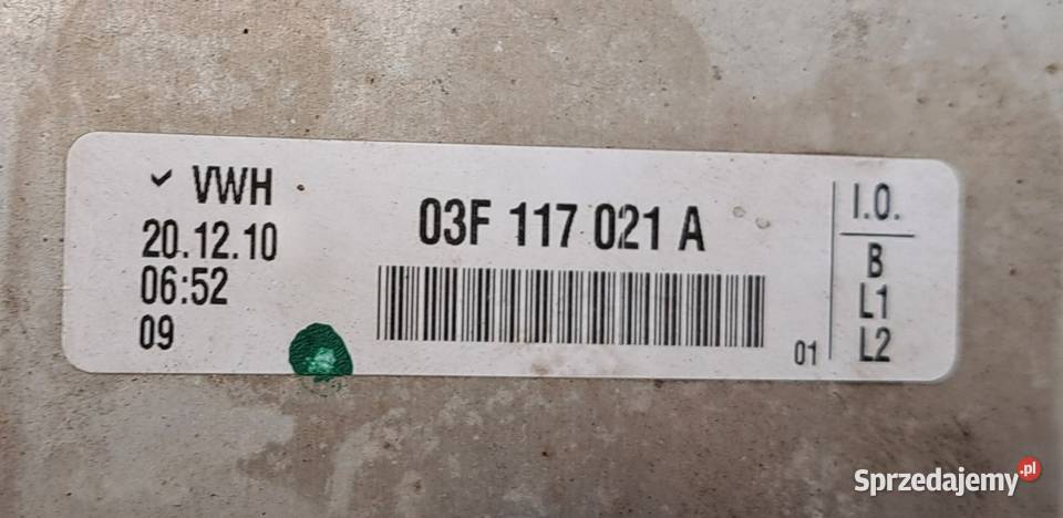 03F903143H 03F117021A Podstawa Filtra Oleju 12 osobowe Smarowanie silnika
