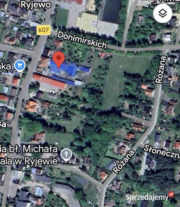 Działka inwestycyjna w centrum Ryjewa 05958 dwa Ryjewo