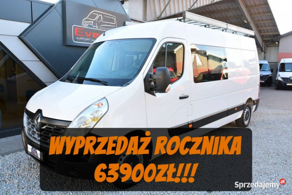Renault Master 7 osobowy brygadówka doka pełna 2300cm3 Warszawa