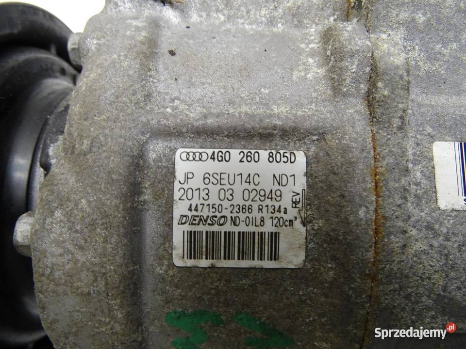 SPRĘŻARKA KOMPRESOR KLIMATYZACJI 4G0260805D AUDI sprzedam