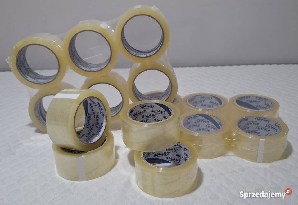 Taśma klejąca pakowa transparentna Smart 48mm x Czeladź