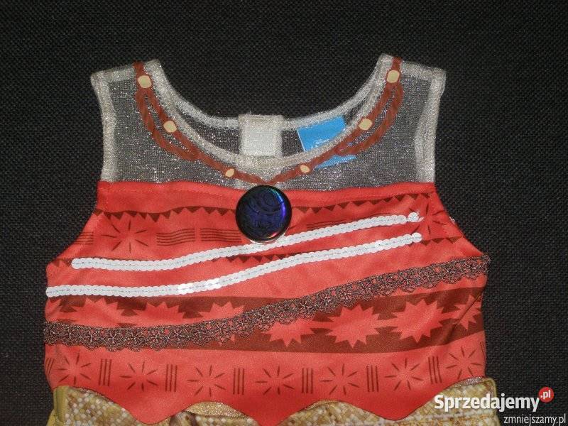 Strój kostium przebranie VAIANA SKARB OCEANU 3 Rozmiar 98