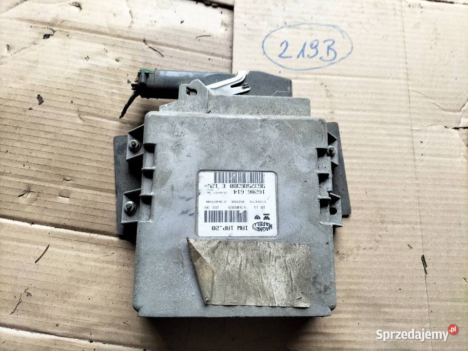 MODÓŁ KOMPUTER STEROWNIK Silnika 9637586380 osobowe Kamień-Kolonia sprzedam
