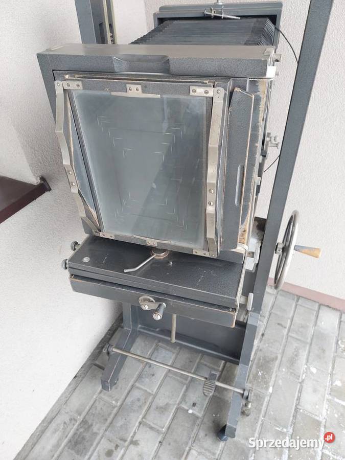 Aparat wielkoformatowy studyjny Globica obiektyw