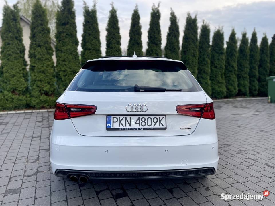 Audi A3 8V 3D QUATTRO 184 S tronic Sline BO ogranicznik prędkości Konin