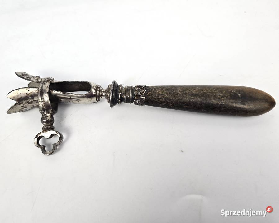 Uchwyt do udźca pieczeni plater i kość Francja Bronisze