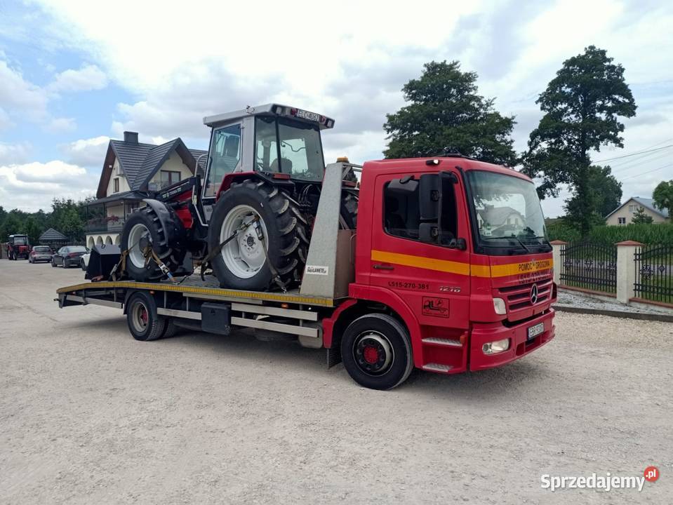 Mercedes Atego 1218 1224 Laweta Autolaweta euro blokada mostu Brzeziny