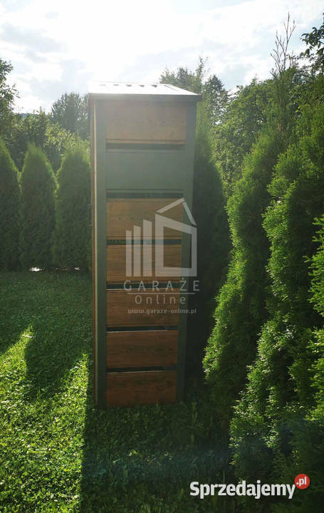 Wiata śmietnikowa dwuspad 13x05 antracyt z Altany i wiaty Olsztyn sprzedam