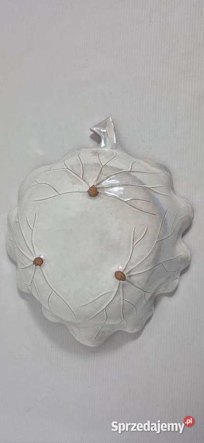 Vintage Misa Liść BERTONCELLO Italy Perłowa lubelskie Biłgoraj