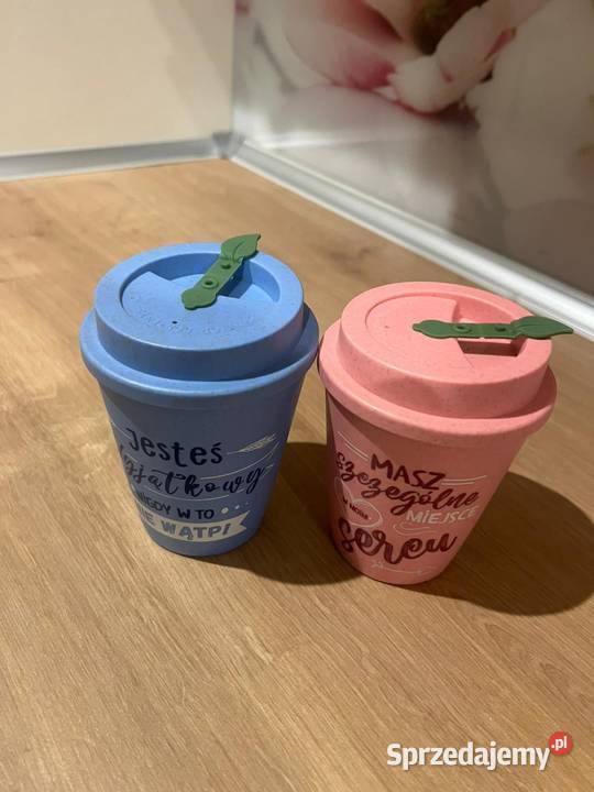Piękne termiczne kubeczki na kawę herbatę pary Gdańsk