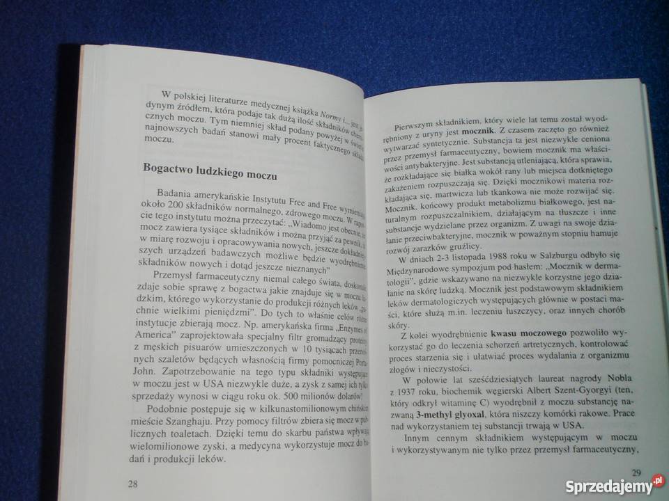 CUDA URYNOTERAPII LECZENIE MOCZEM Cybulska fa medycyna, nauki medyczne Goleniów