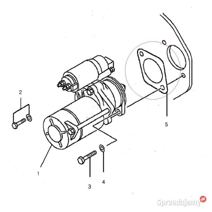 Uszczelka rozrusznika 7750 mm LS XJ25 30A6600101 Tajęcina