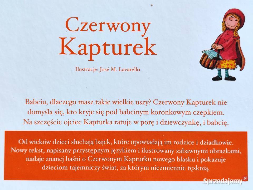Czerwony Kapturek wg braci Grimm Rok wydania 2017 Katowice