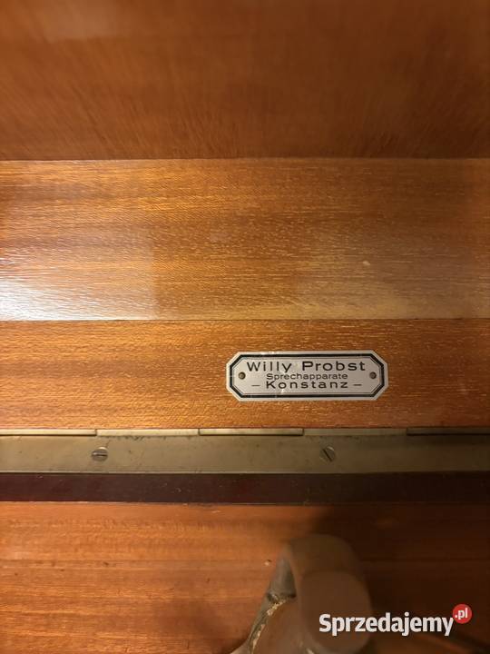 Gramofon Willy Probst Konstanz okolo 1920 dolnośląskie Łagiewniki sprzedam
