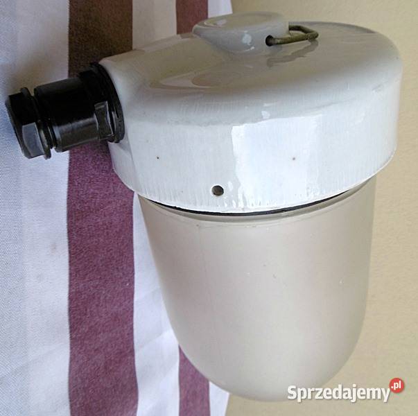 Lampa hermetyczna wisząca z matowym kloszem E 27 Ostrów Wielkopolski