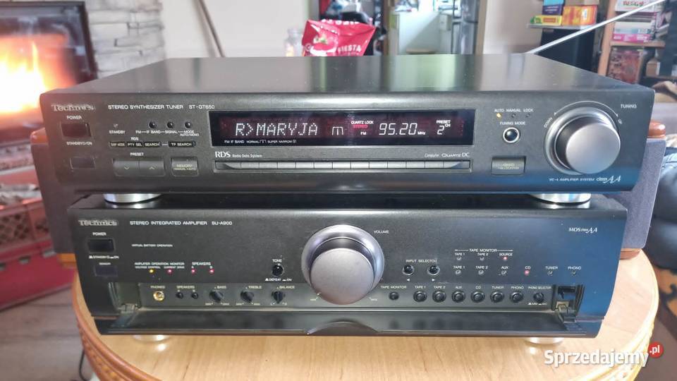 Wzmacniacz Technics SUA900 tuner STG650 RDS CD Wzmacniacze i pokrewne
