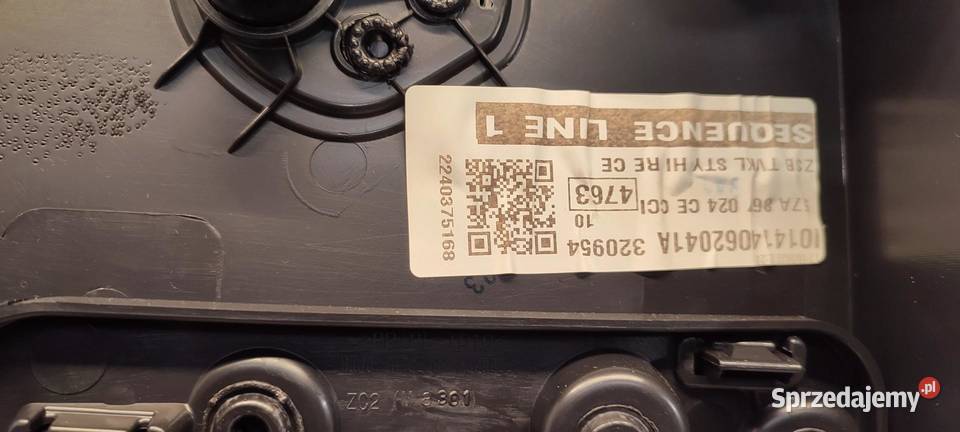 SKODA KAROQ BOCZEK DRZWI PRAWY TYŁ 57A867024CE