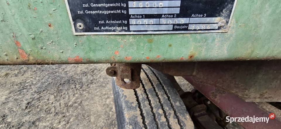 Przyczepa wywrotka 16 ton 3 stronna Ropczyce